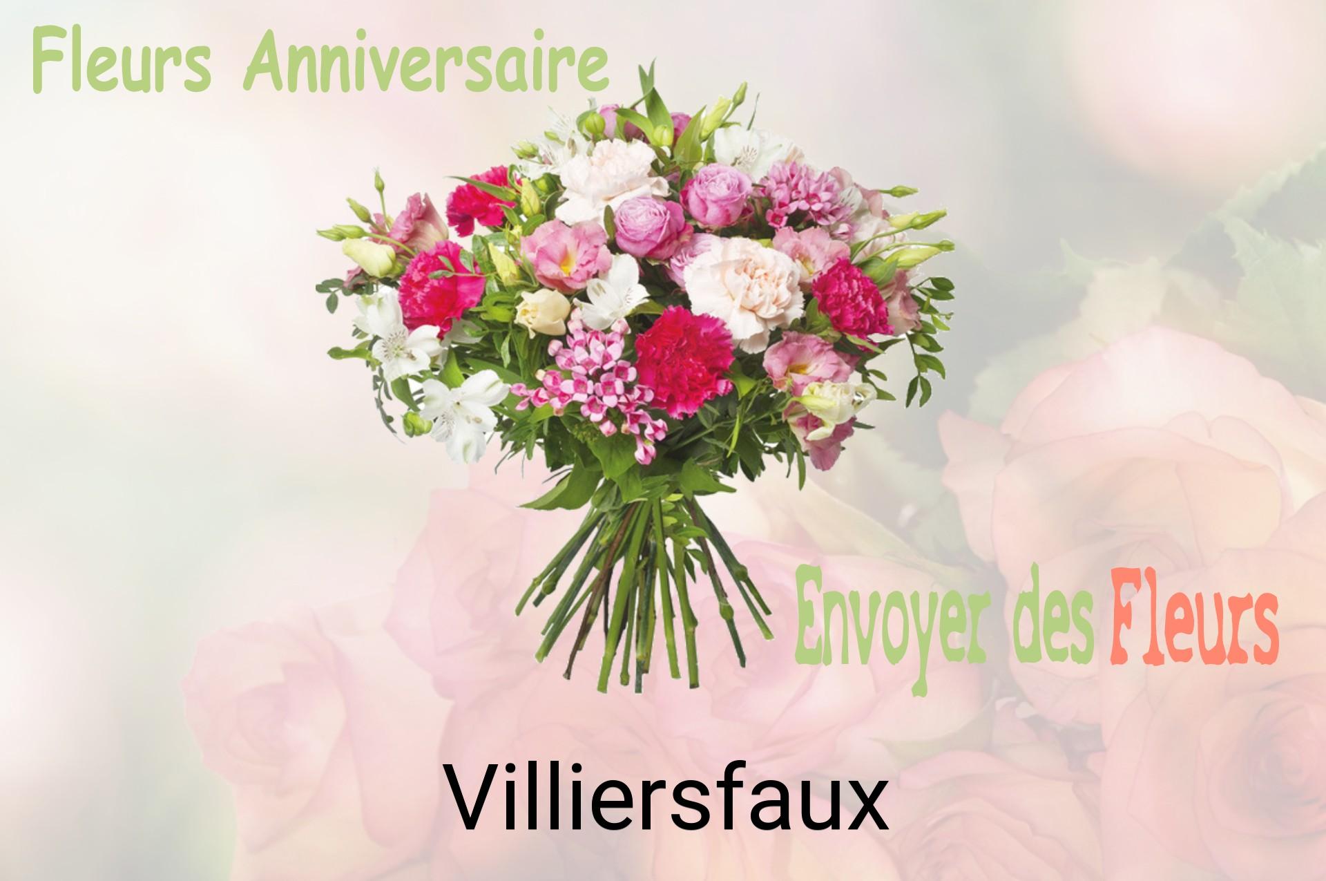 Bouquet de fleurs d’anniversaire livré à Villiersfaux