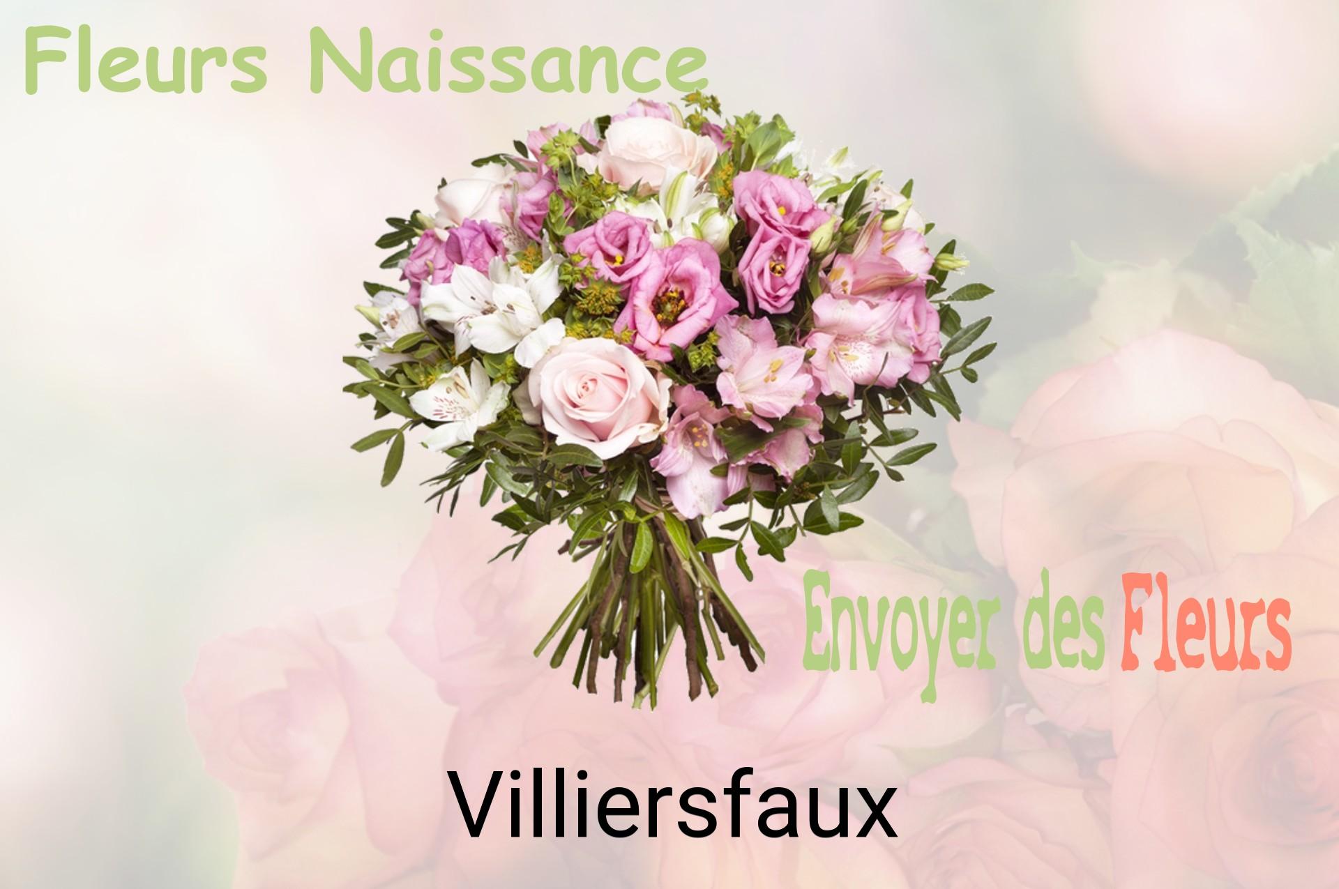 Bouquet de fleurs de naissance livré à Villiersfaux